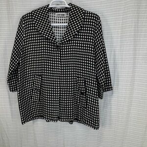 San Remo Black & White Houndstooth jacket
